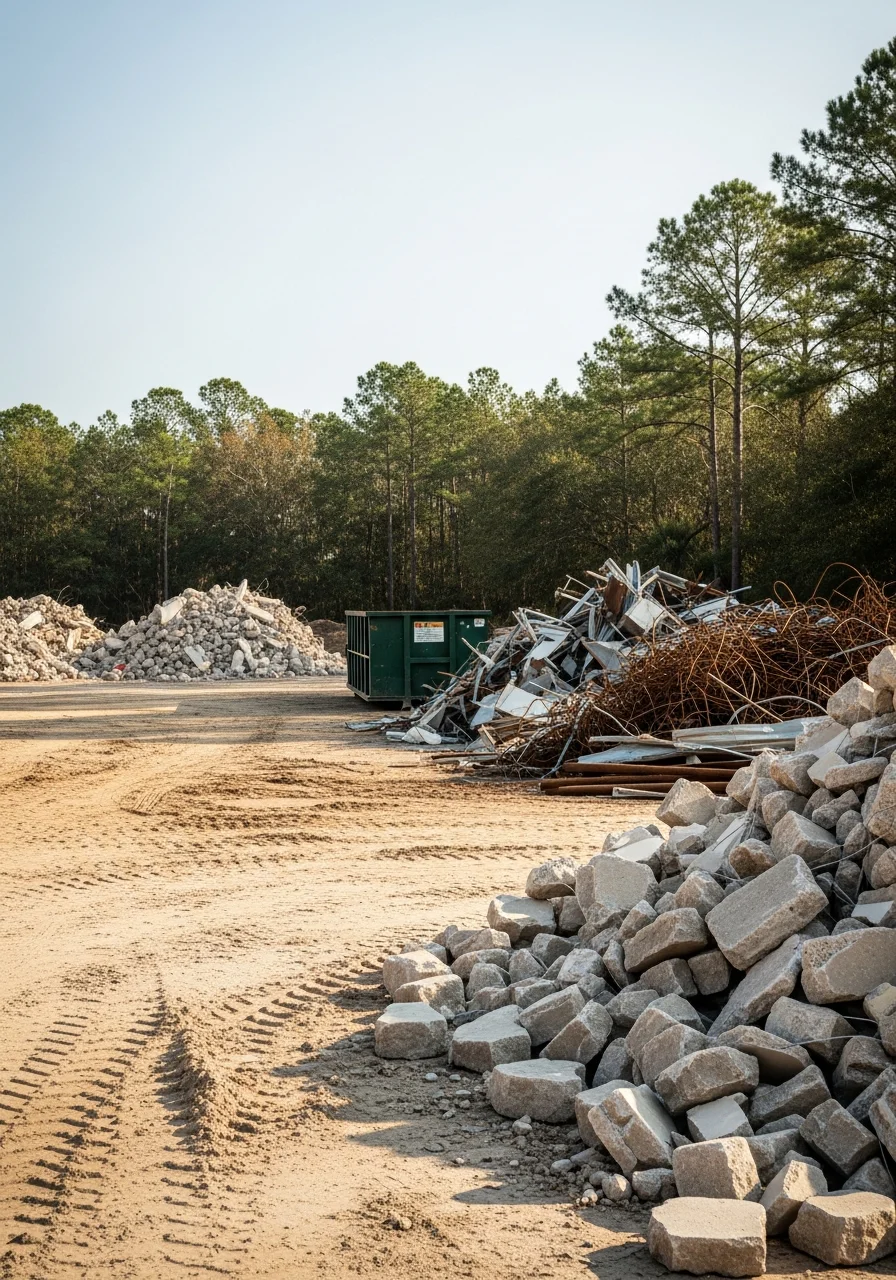 Professional demolition equipment and debris removal services in Bucksport South Carolina