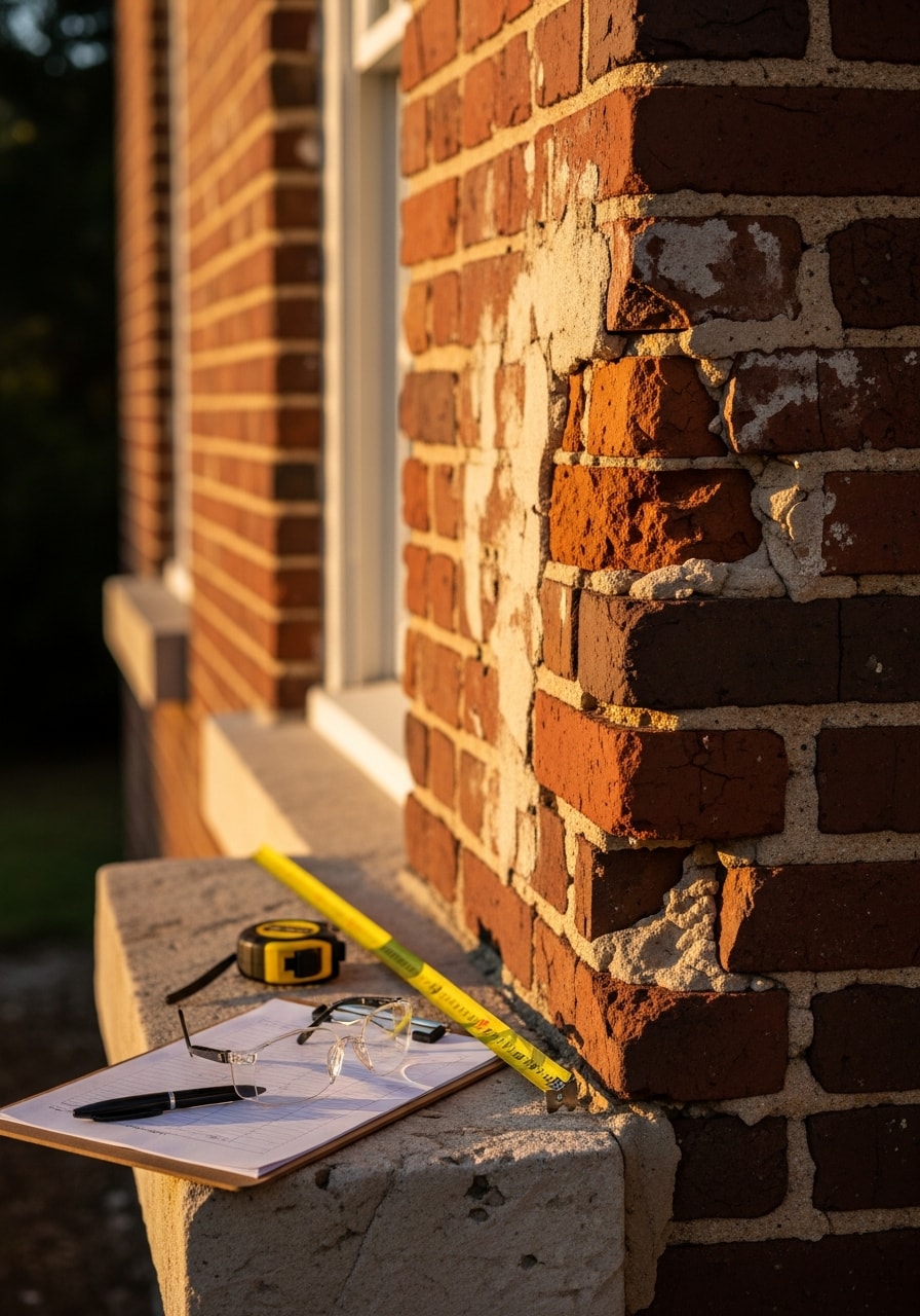 Close-up of professional work on a Conway home exterior detail.