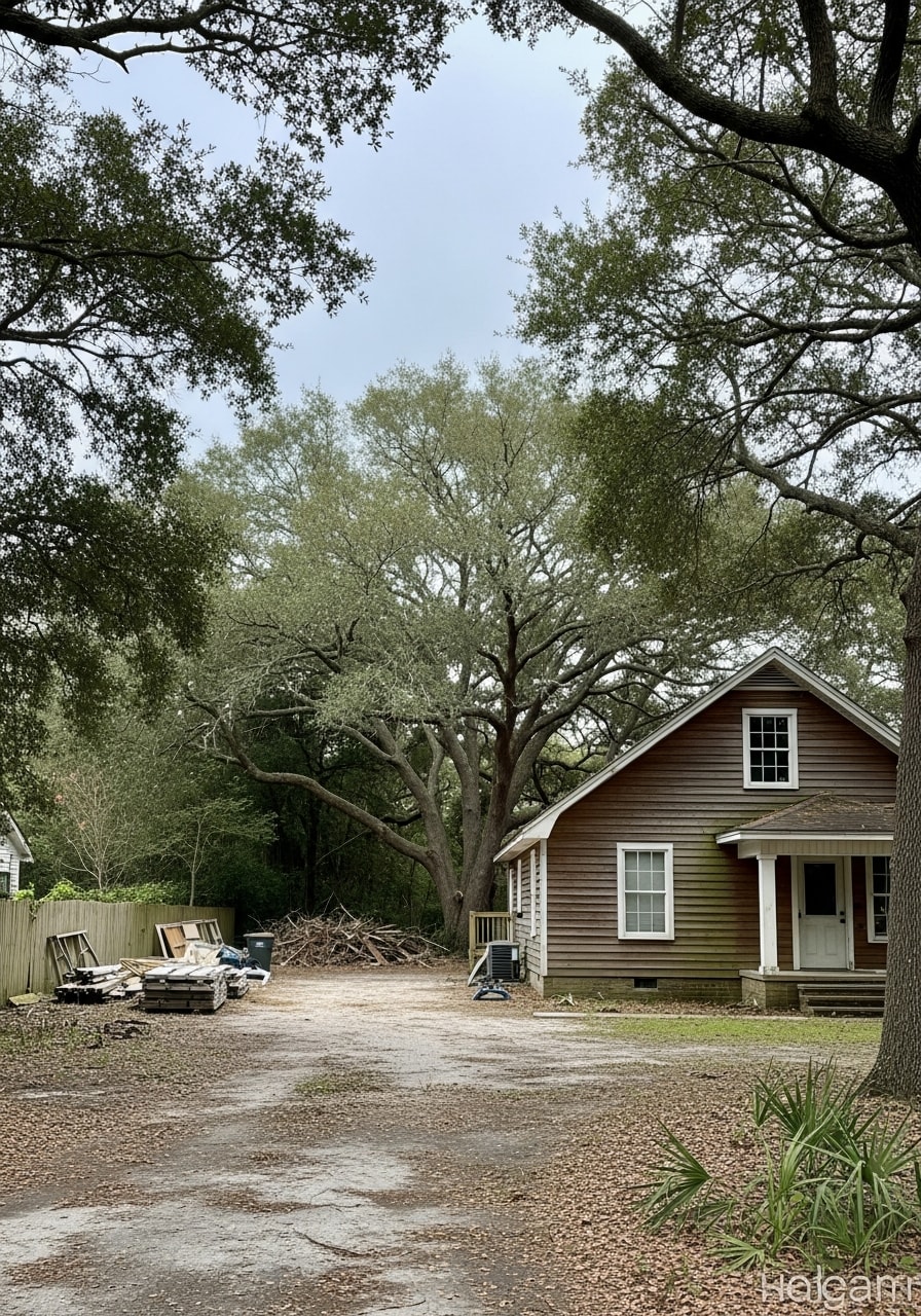 Professional workmanship detail on a North Myrtle Beach coastal property.
